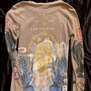 RARE Christian Audigier 🌹🐆women’s shirt